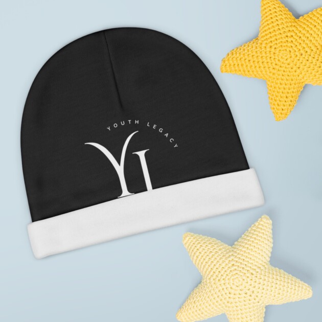Youth Legacy Baby Beanie - Stylish, Cozy Infant Hat with Logo